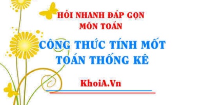 Mốt, Kí hiệu Mốt, Công thức tính Mốt Toán thống kê